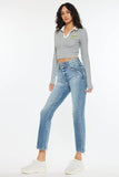 High Rise Cropped Bootcut Jeans Kan Can