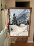 Winter Night | Framed Wall Decor