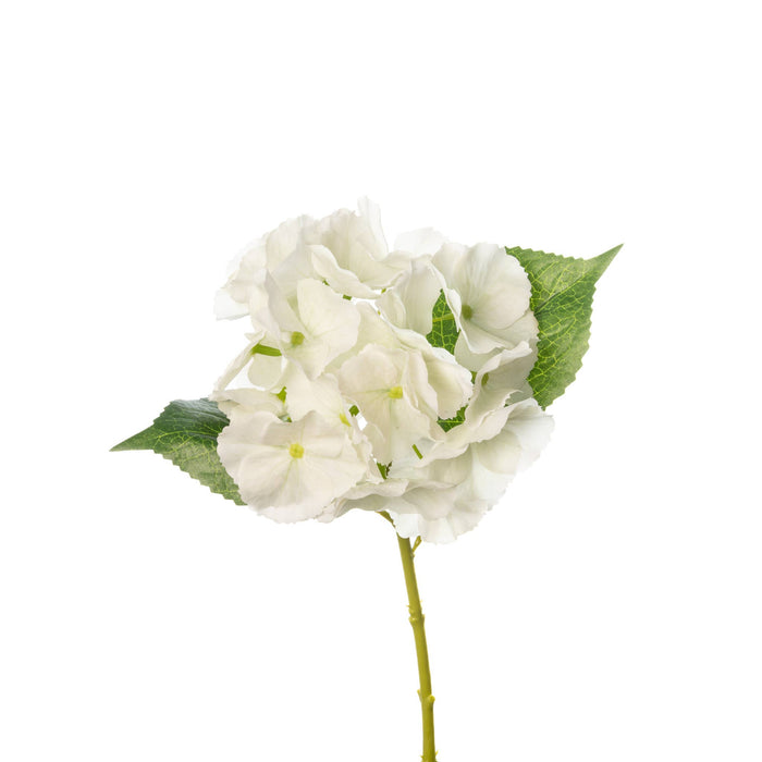 Real Touch Hydrangea - 14 Inch - Fresh White
