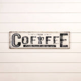 Fresh Coffee Metal Sign