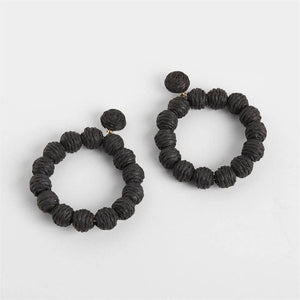 Black Skylar Earrings