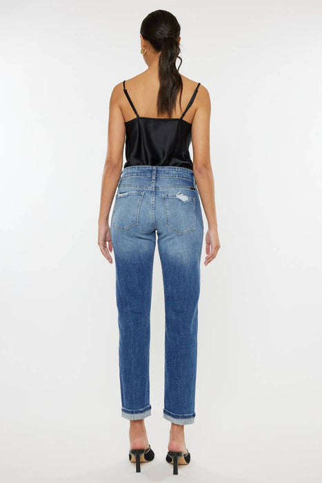Mid Rise Boyfriend FIt Jeans Kan Can
