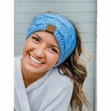 Solid Cable Knit CC Head Wrap