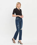 High Rise Distressed Bootcut Jeans LV1473