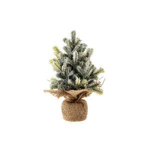 Faux Frosted Pine Tabletop Tree S