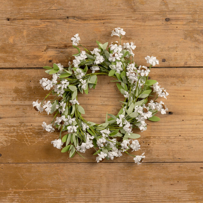 Cream Mini Daisy Candle Ring