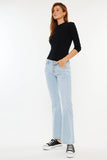 Petite Mid Rise Flare Jeans Kan Can