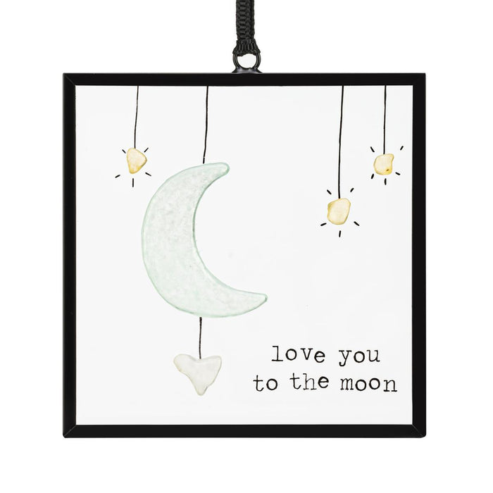 Love You to the Moon Suncatcher - 3x3in