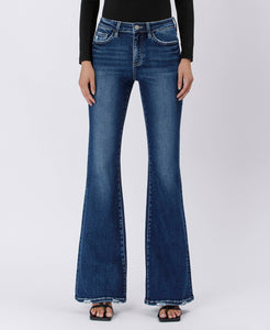 High Rise Full Length Flare Jeans LV1524