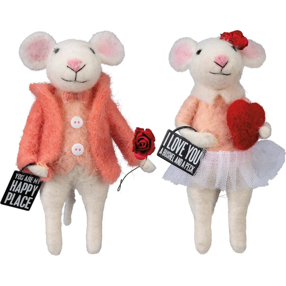 Happy Place Valentine Mice