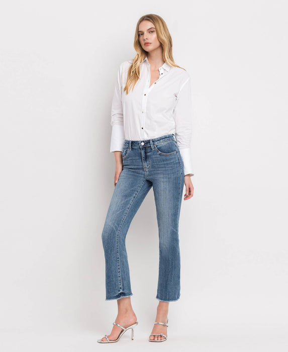 Lovervet High Rise Kick Flare Denim Jeans LV1054