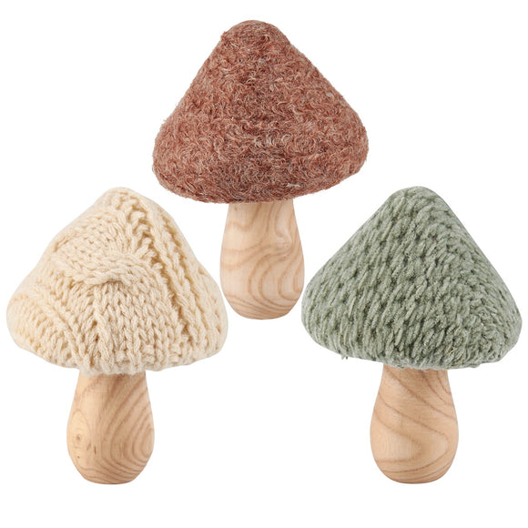 Knitted Mushrooms Sitter