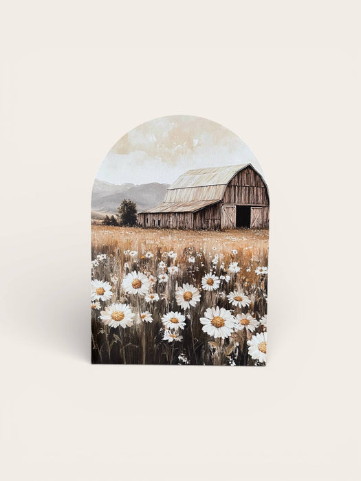 Summer Barn Wood Arch w/ Base - Mini
