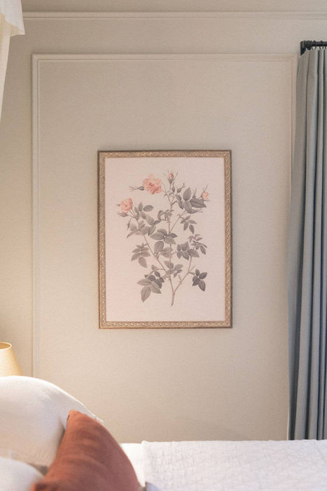 Rosa Framed Antique Art