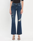 High Rise Distressed Bootcut Jeans LV1473