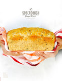 Cheesy Garlic Soberdough Brew Bread