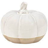 Large Glazed Ceramic Pumpkin