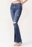 High Rise Flare Jeans LV1011