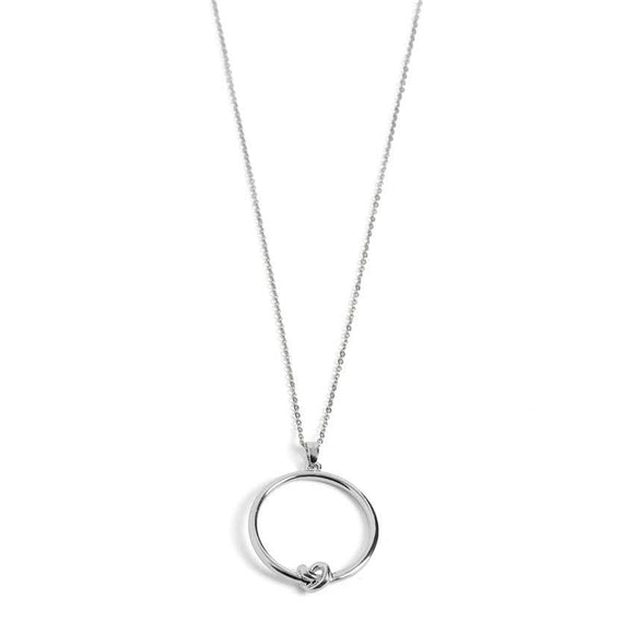 Knot Necklace - Silver