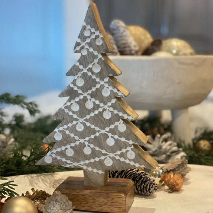 Bulb Carved Christmas Mango Tree