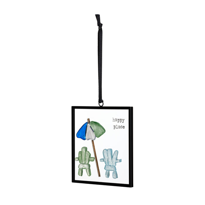 Find Your Happy Place Suncatcher - 3x3in