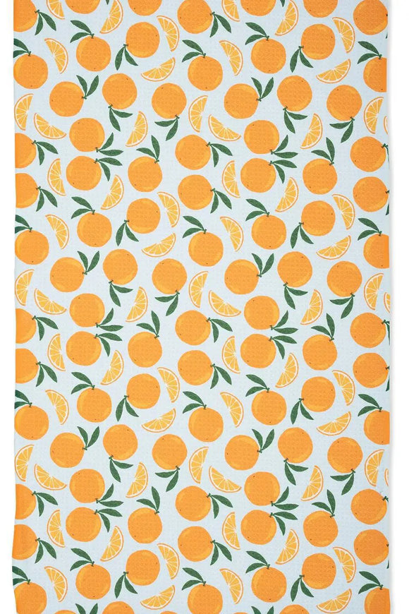 Sweet Orange | Geometry Kitchen Dish Tea Towel