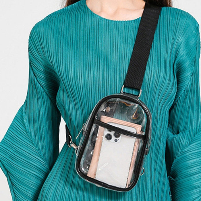 Stadium Approved Clear Crossbody Sling Bag