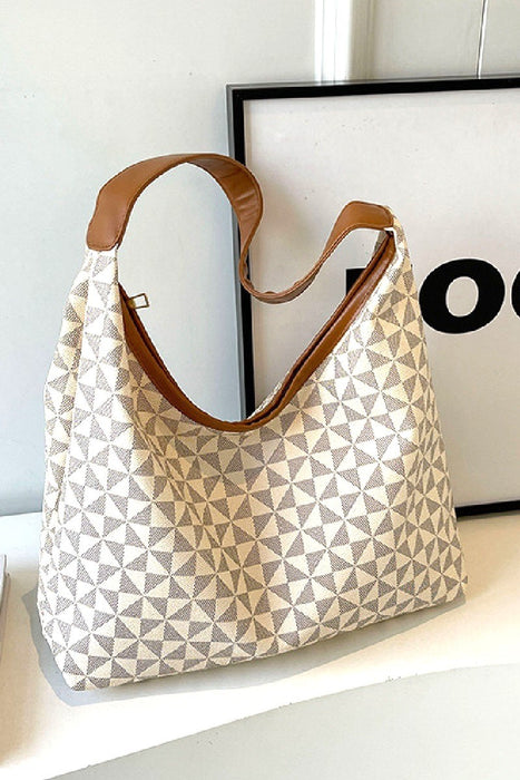 Vegan Leather Boheme Hobo Shoulder Tote Bag