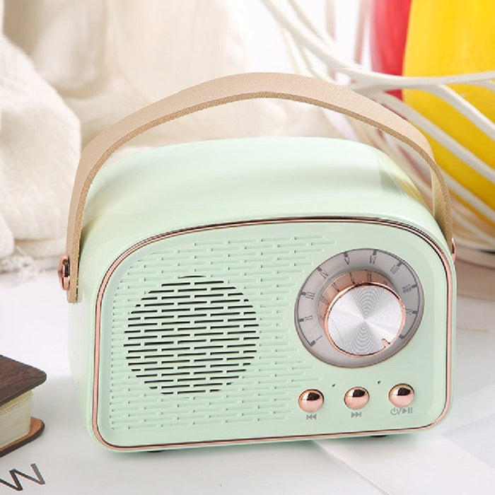 Mini Retro FM Radio + Bluetooth Speaker