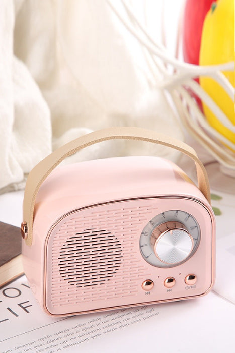 Mini Retro FM Radio + Bluetooth Speaker