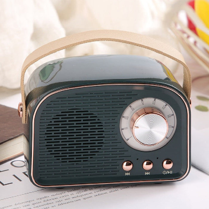 Mini Retro FM Radio + Bluetooth Speaker