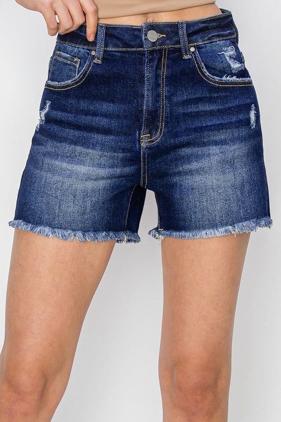 Risen High Rise Shorts - Plus Size