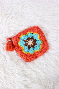 Rochelle Crochet Flower Coin Pouch