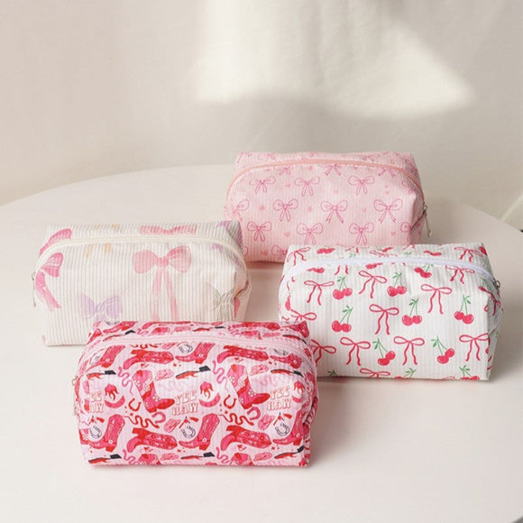 Trendy Pattern Design Cosmetic Makeup Pouch Bag