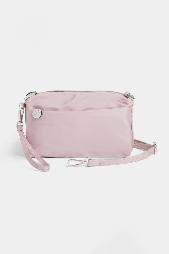 The Little Stash Bag + Crossbody - Dusty Pink