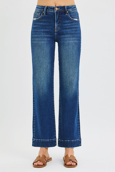 High Rise Straight Jeans