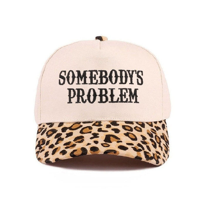 Somebody's Problem Two Tone Canvas Cotton Cap Hat