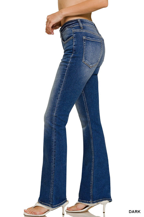 Dark Wash Bootcut Denim Pants