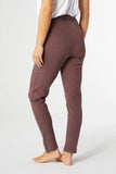 Weekend Brushed Legging - Wine