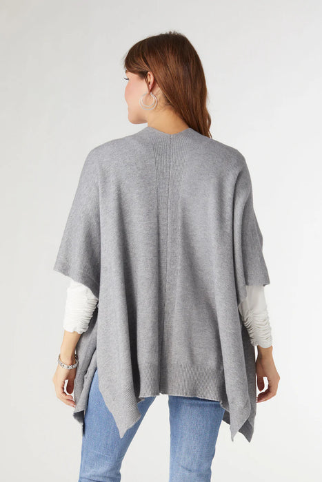 Alani Lightweight Cardigan with Pockets - Mid Heather Gray