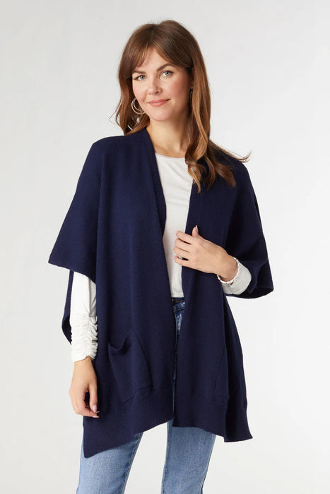 Alani Lightweight Cardigan with Pockets - Navy