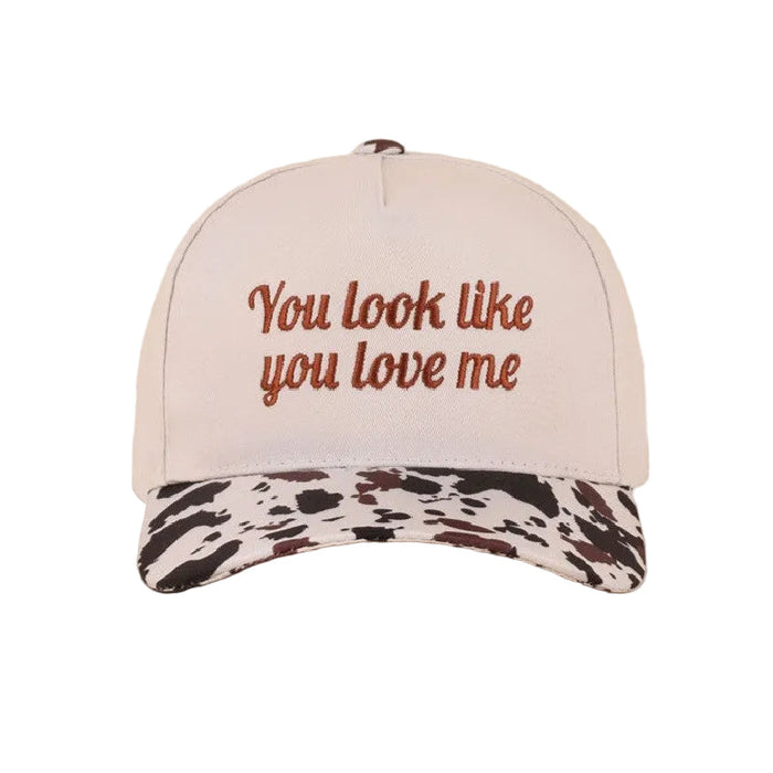 Cow You Look Like You Love Me Two Tone Canvas Cotton