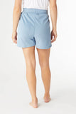 Weekend Brushed Ribbed Pocket Shorts - Sky