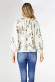 Marion Floral Print Blouse with Front