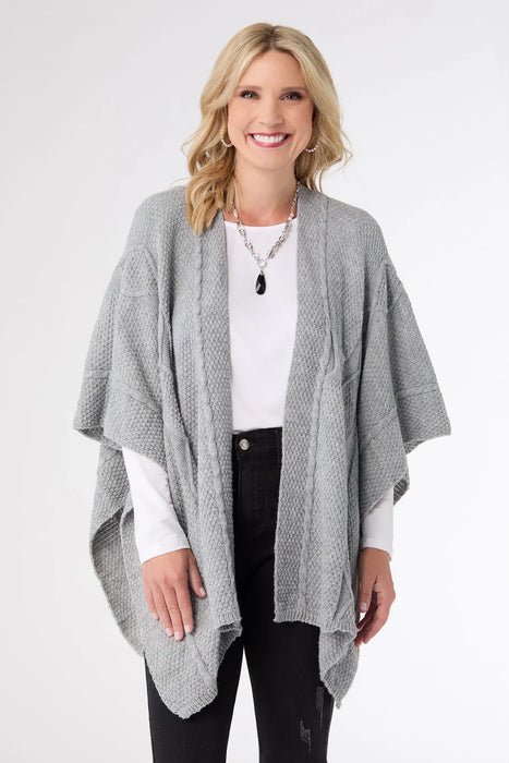 Turin Pull Thru Wrap - Grey
