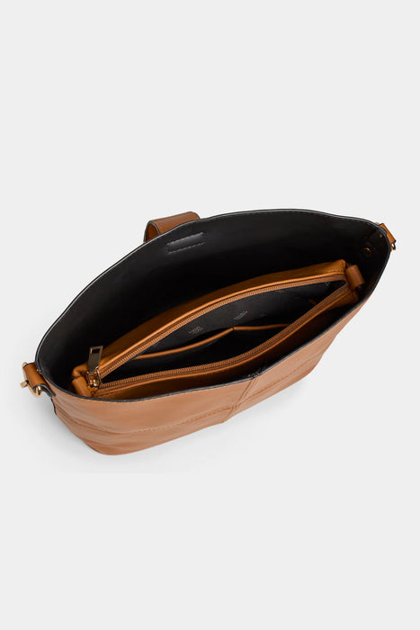Cassia Shoulder Bag + Crossbody - Cognac