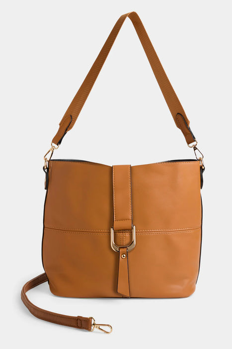 Cassia Shoulder Bag + Crossbody - Cognac
