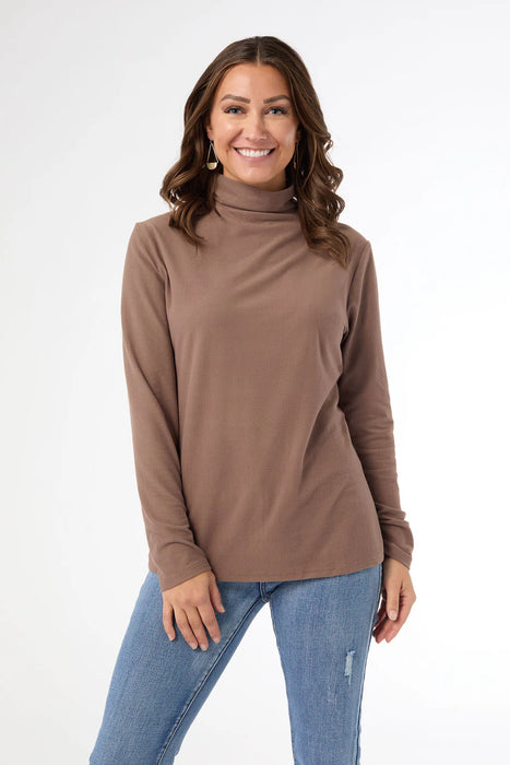 Reign Long Sleeve Turtleneck - Mushroom