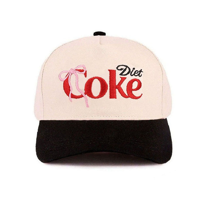 Coquette Bow Diet Coke Two Tone Cotton Hat