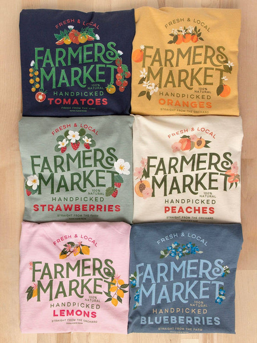 Strawberry Patch Farmers Market Tee - Bay